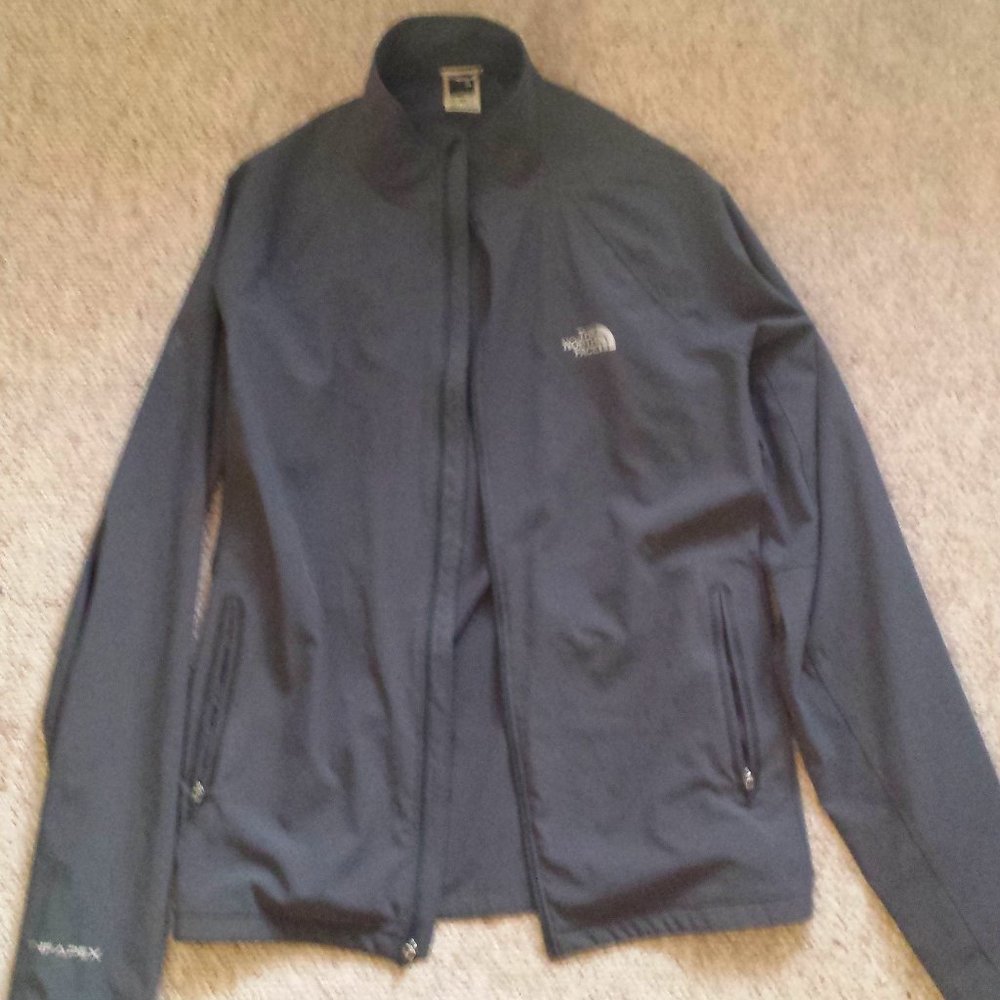 North Face Apex Lightweight Jacket, Men's Medium, Grey